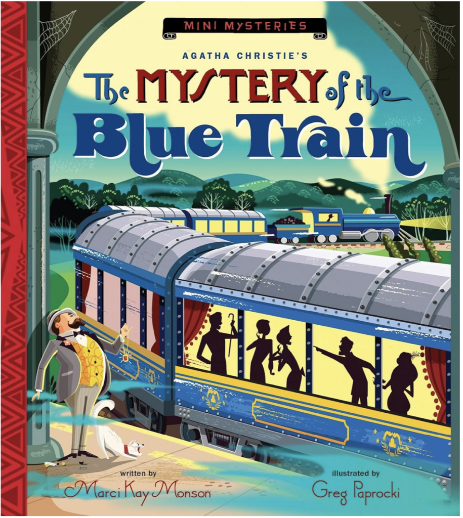 the mystery of the blue train book